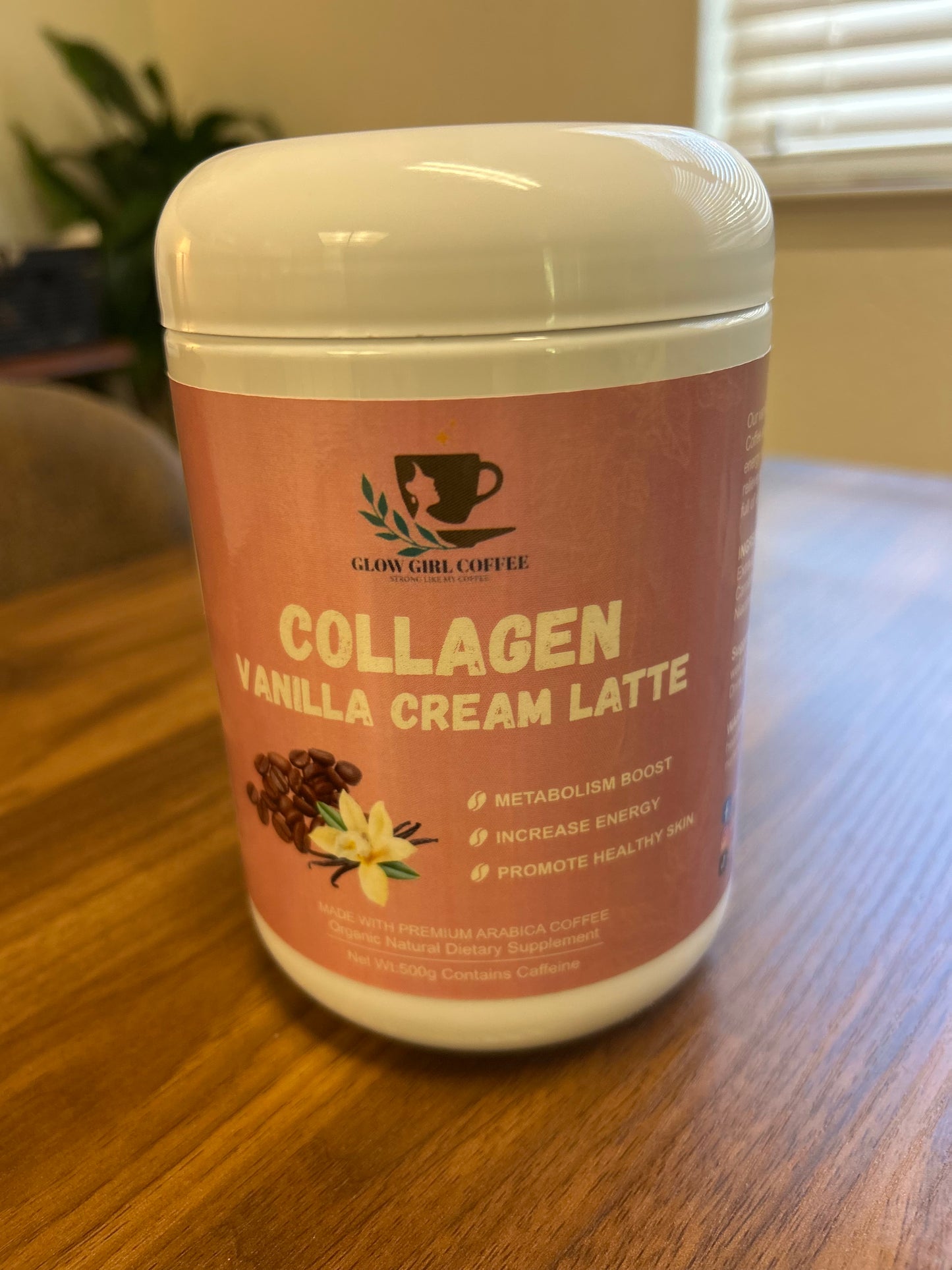 Glow Girl Coffee /Collagen Vanilla Cream Latte