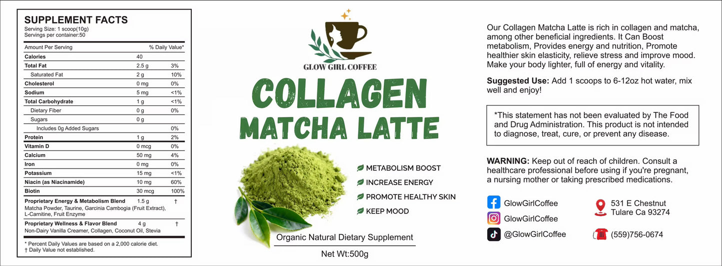 Glow Girl Coffee/ Matcha